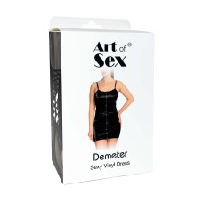 Лакована сукня Art of Sex - Demeter, колір чорний, розмір S