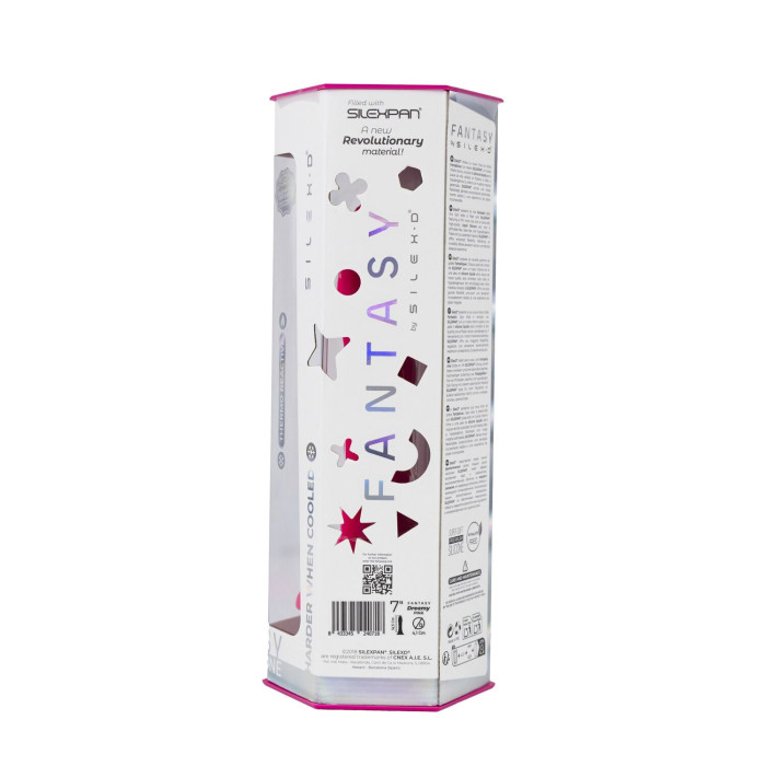 Фалоімітатор SilexD Fantasy Liquid Silicone Dreamy 7in Pink
