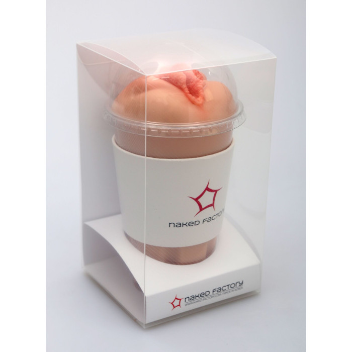 Мастурбатор-вагіна Naked Factory Cup Sleeve V–3, наскрізний
