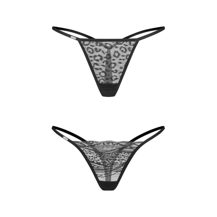 Набір трусиків Obsessive Clara 2-pack thong 2XL/3XL