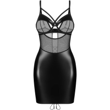 Сорочка Obsessive Dominna chemise & thong S/M