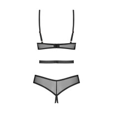 Боді Obsessive Euridia crotchless teddy M/L