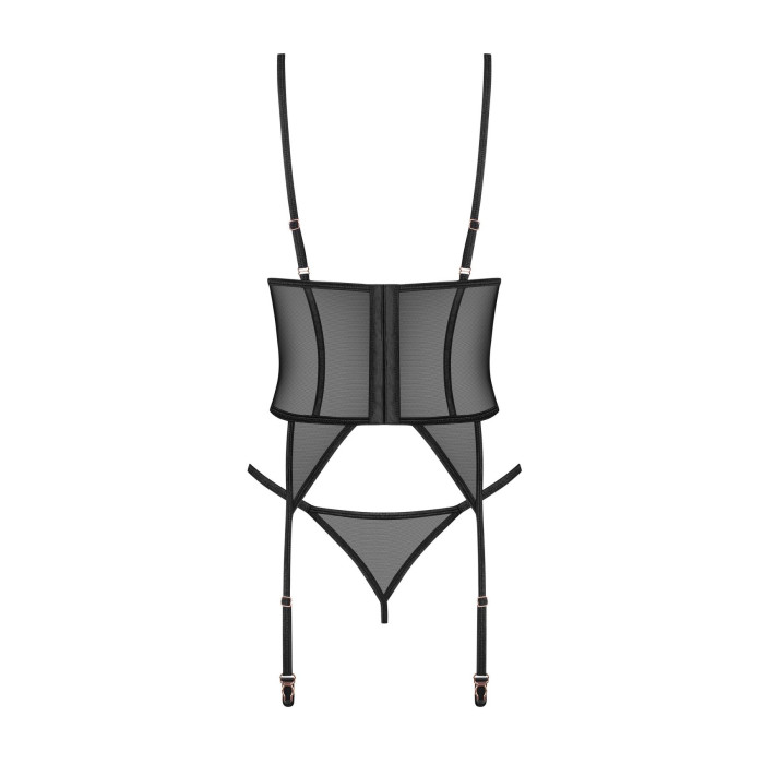 Корсет Obsessive Euridia corset & tanga M/L