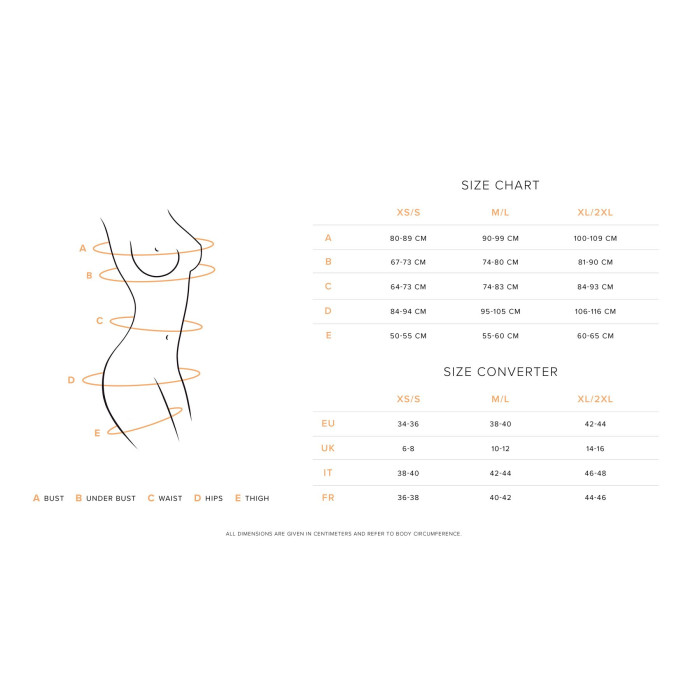 Трусики Obsessive Euridia thong M/L