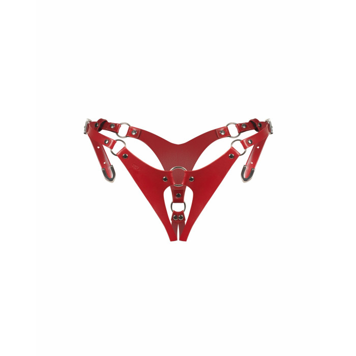 Трусики Obsessive Inferro crotchless thong S/M/L