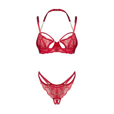 Комплект Obsessive Matildea 2-pcs crotchless set S/M