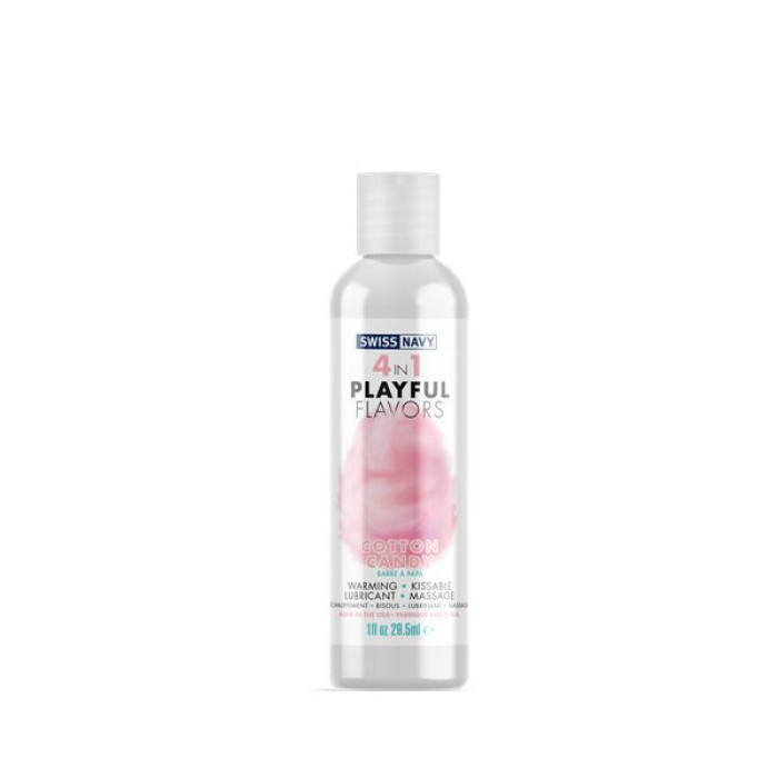 Розпродаж!!! Лубрикант на водній основі Swiss Navy 4 In 1 Cotton Candy 29,5 мл (термін 28.11.2026)