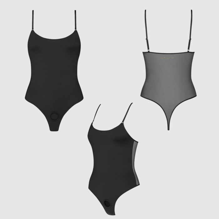 Боді з фіксацією дилдо Strap-On-Me Harness Body Signature – XS – Black