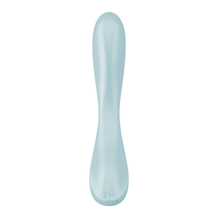Вібратор Satisfyer G-Spot Wave 2 Ice Blue, імітує доторкання пальця