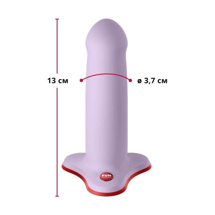 Фалоімітатор Fun Factory AMOR Purple, довжина 14,6 см, діаметр 3,7 см, вигнутий