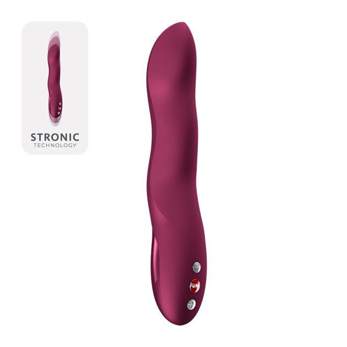 Пульсатор для точки G Fun Factory Stronic Wave Wine Red, 10 режимів, дуже тихий