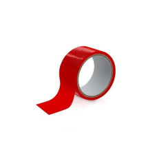 Скотч для бондажу Fetish Tentation Red (15 м), не липне до шкіри й волосків, лише сам до себе