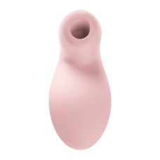Вакуумний стимулятор з вібрацією Fun Factory Luna Soft Pink, 12 режимів вібрації, 11 рівнів вакууму