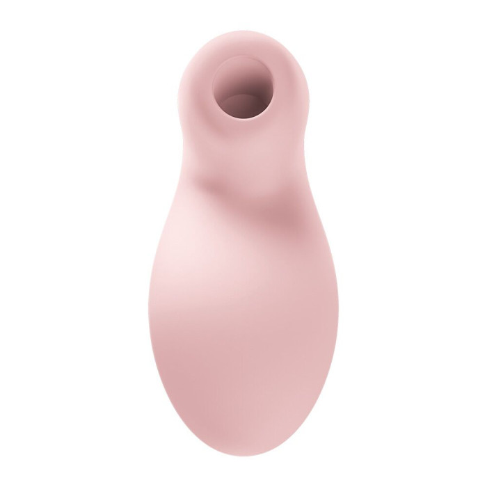 Вакуумний стимулятор з вібрацією Fun Factory Luna Soft Pink, 12 режимів вібрації, 11 рівнів вакууму