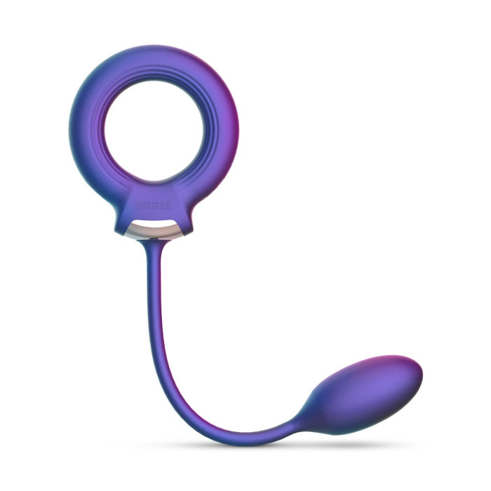 Ерекційне віброкільце з віброяйцем Hueman - Eclipse Anal Vibrator