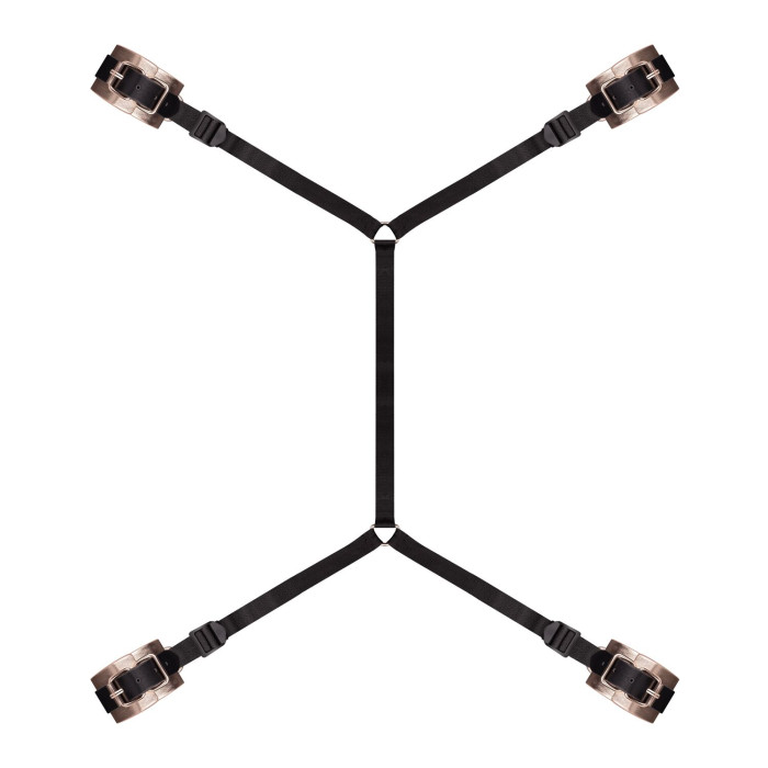 Фіксатор рук і ніг для ліжка Rosy Gold - Under-Mattress Restraint Set