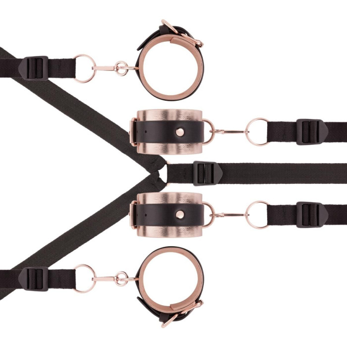 Фіксатор рук і ніг для ліжка Rosy Gold - Under-Mattress Restraint Set