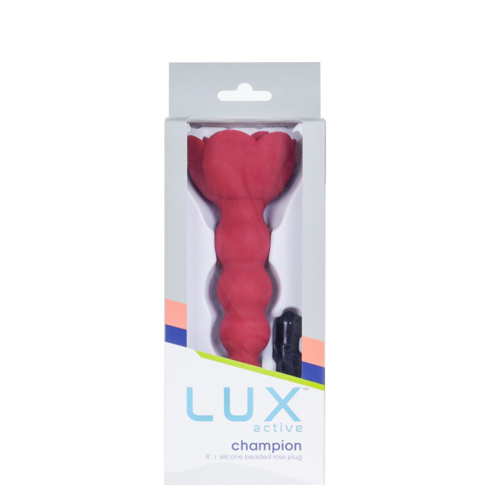 Анальний ланцюжок Lux Active с розой - Champion Rose