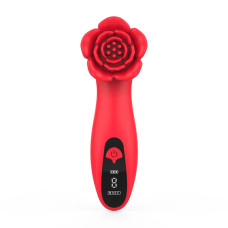 Розкішний вібратор для клітора Loviss Tona Rose Vibrator, у вигляді троянди, 9 режимів