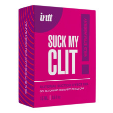 Смоктайзер для клітора Intt Suck My Clit Wild Strawberry (15 мл), полуниця, гель з ефектом посмоктування
