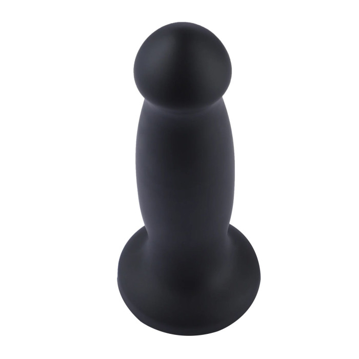 Силіконовий фалоімітатор для секс-машин Hismith 7.2" Black Silicone Anal Dildo, система KlicLok