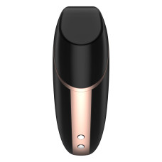 Вакуумний кліторальний стимулятор Satisfyer Love Triangle Black з керуванням через інтернет