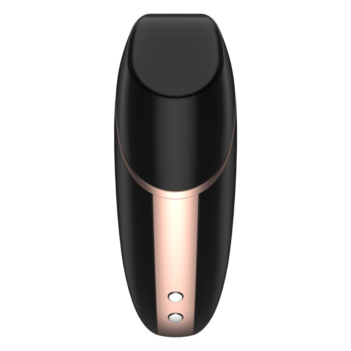 Вакуумний кліторальний стимулятор Satisfyer Love Triangle Black з керуванням через інтернет