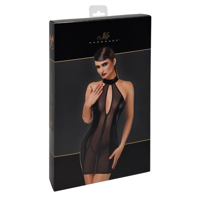 Сукня Noir Handmade F370 Luxuria Crystal Sheer Mini Dress M