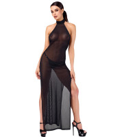 Сукня Noir Handmade F372 Onyx Twin-slit Long dress XS