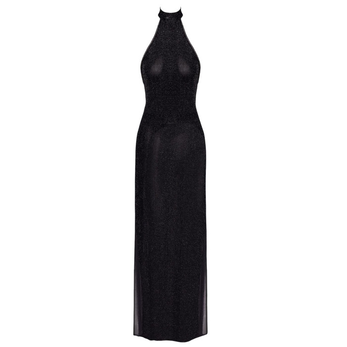 Сукня Noir Handmade F372 Onyx Twin-slit Long dress XS