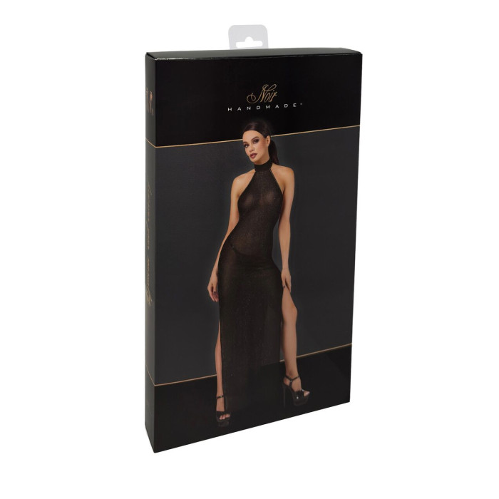 Сукня Noir Handmade F372 Onyx Twin-slit Long dress XS