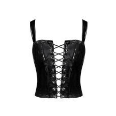 Корсет Noir Handmade F379 Dominae Frontbind PVC Corset Top XS