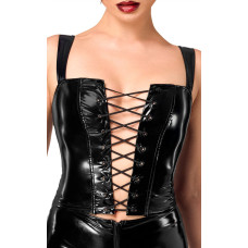 Корсет Noir Handmade F379 Dominae Frontbind PVC Corset Top L