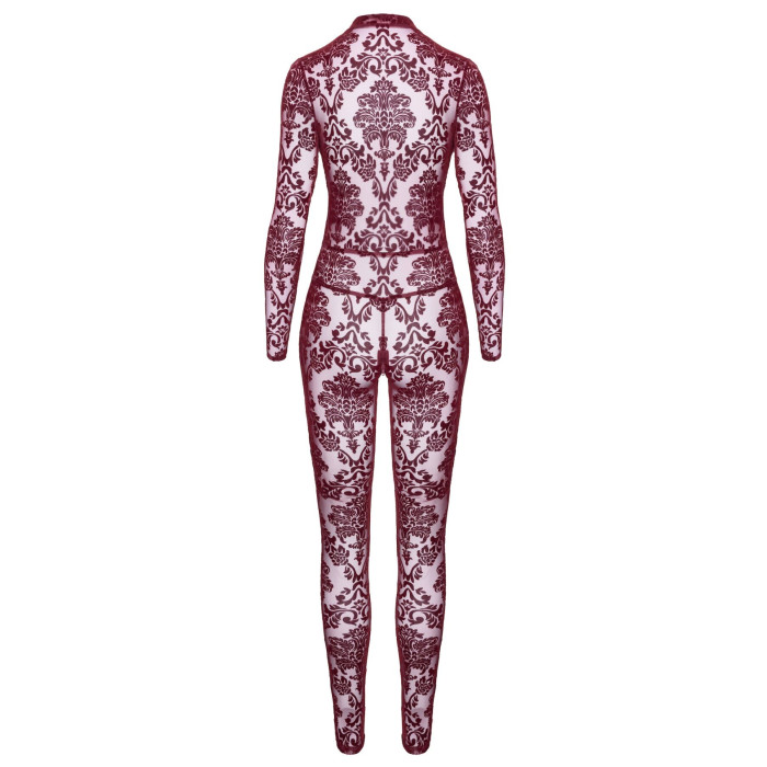 Бодістокінг Noir Handmade F382 Kink Royal Catsuit XS