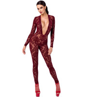 Бодістокінг Noir Handmade F382 Kink Royal Catsuit XL