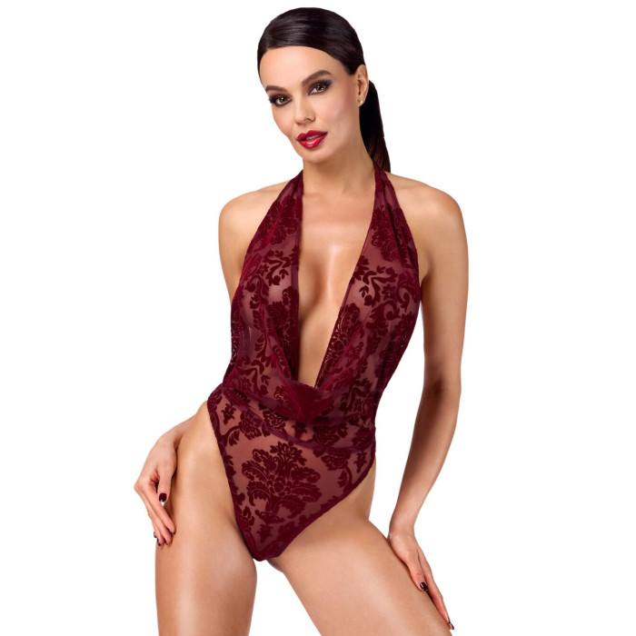 Боді Noir Handmade F386 Kink Royal cascade bodysuit XS