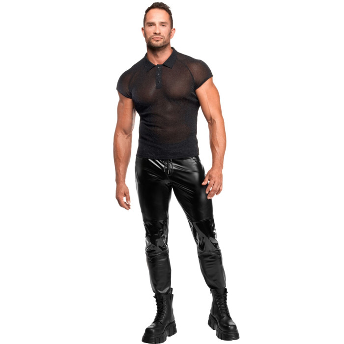 Чоловіче поло Noir Handmade H082 Onyx veil polo XL