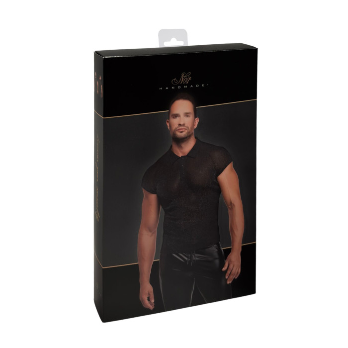 Чоловіче поло Noir Handmade H082 Onyx veil polo XL