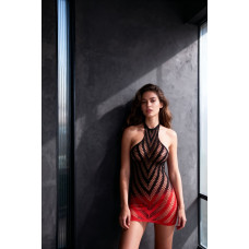 Бодістокінг Passion BS117 black/red