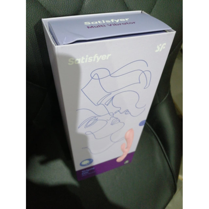 Двосторонній вібратор-кролик Satisfyer Triple Oh Pink (м'яте паковання!!!)