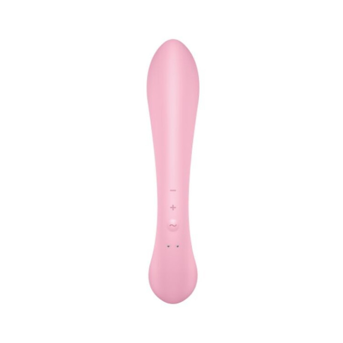 Двосторонній вібратор-кролик Satisfyer Triple Oh Pink (м'яте паковання!!!)