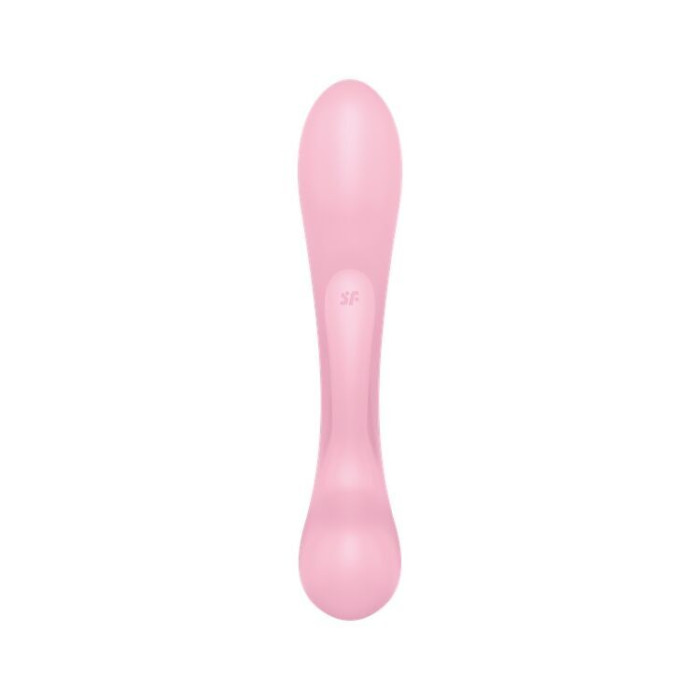 Двосторонній вібратор-кролик Satisfyer Triple Oh Pink (м'яте паковання!!!)