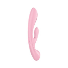 Двосторонній вібратор-кролик Satisfyer Triple Oh Pink (м'яте паковання!!!)
