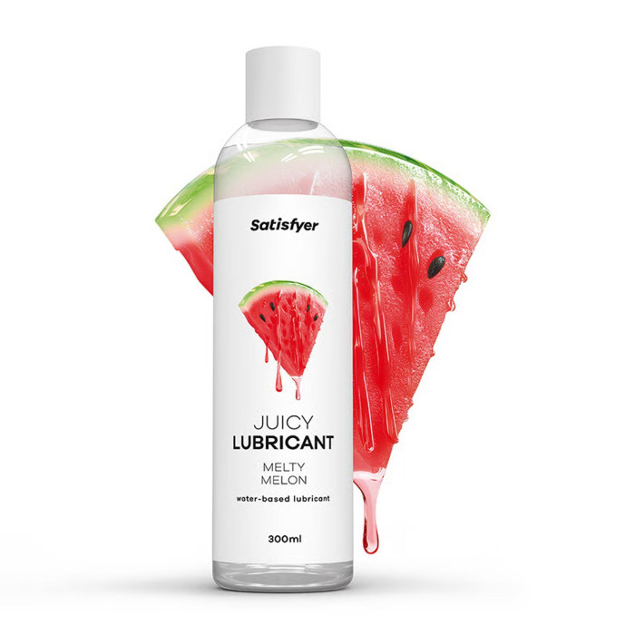 Лубрикант на водній основі Satisfyer Juicy Lubricant Melty Melon 300 мл (м'яте паковання!!!)