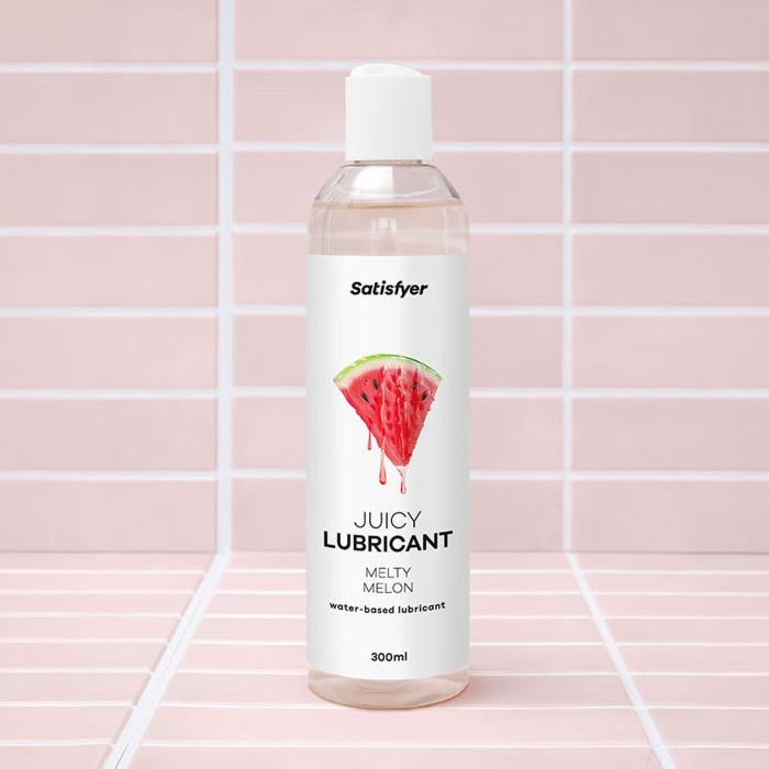Лубрикант на водній основі Satisfyer Juicy Lubricant Melty Melon 300 мл (м'яте паковання!!!)