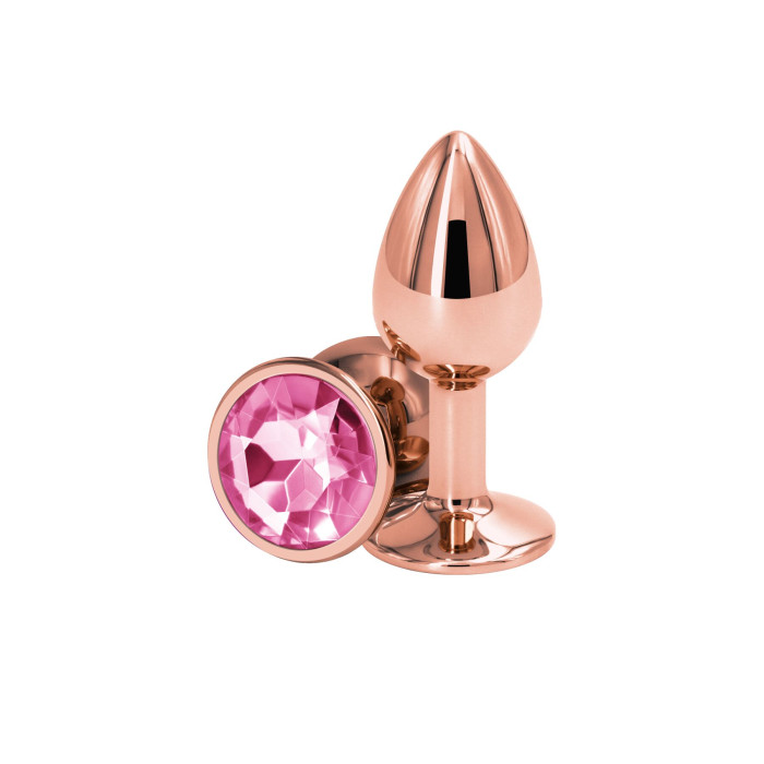 Анальна пробка NS Novelties Rear Assets - Rose Gold - Small - Pink
