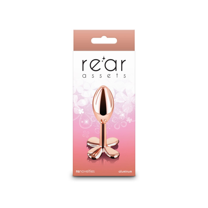 Анальна пробка NS Novelties Rear Assets - Clover - Rose Gold