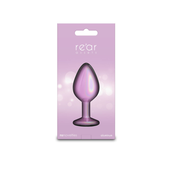 Анальна пробка NS Novelties Rear Assets - Iridescent Pink - Medium - Pink