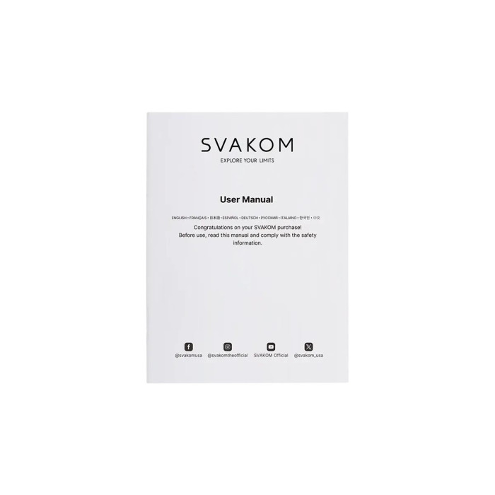 Смарт куні-імітатор Svakom Klitty, з язичком, лиже, смокче та вібрує