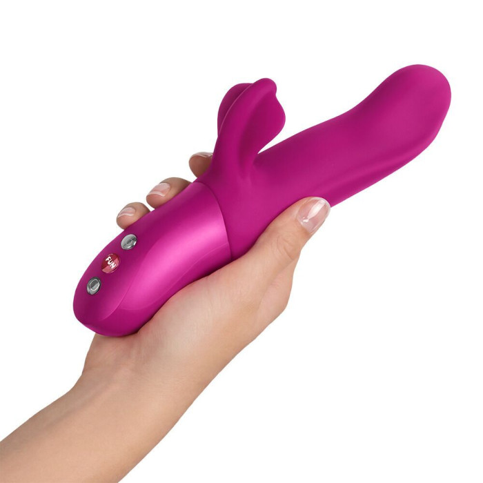Пульсатор з вібрацією кліторального відростка Fun Factory BI STRONIC FUSION Magenta (м'яте паковання!!!)